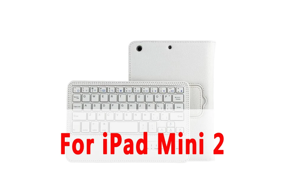 Клавиатура чехол для Apple iPad Mini 1 2 3 4 5 Mini2 Mini3 Mini4 Mini5 7,9 чехол принципиально Smart кожа основа+ клавиатура+ пленка+ ручка - Цвет: For iPad Mini 2