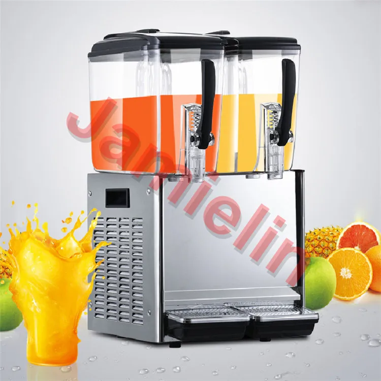 Коммерческий бак jiielin 12L * 2 замороженный горячий/холодный напиток машина для сока