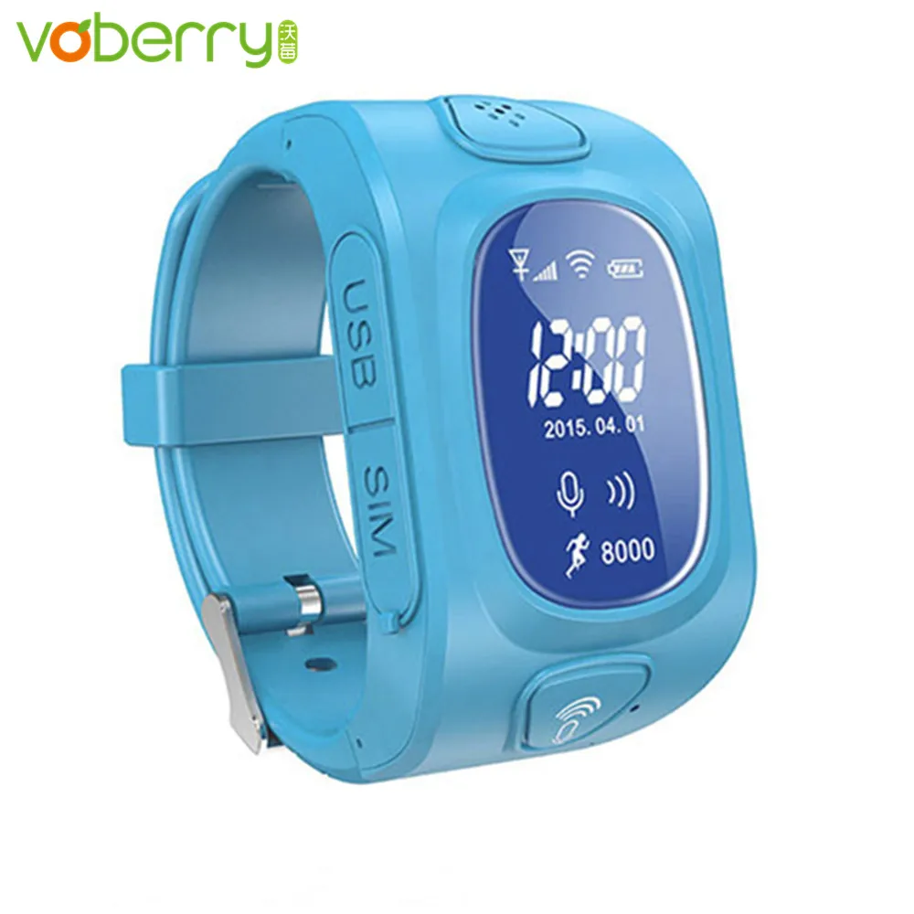 Смарт часы Voberry детские gps трекер телефон для детей с GPS/GSM/Wifi позиционирование Android