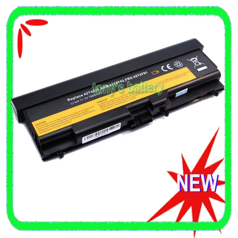 Аккумулятор на 7800 мА · ч для Lenovo ThinkPad Edge 14 &quotE420 E425 E520 E525 L510 L512 L520 42T4793 42T4753 42T4791