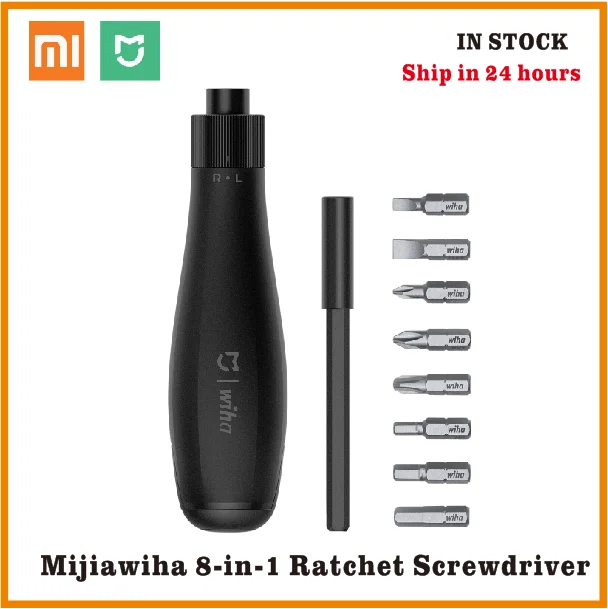 

Xiaomi Mijia Wiha Screwdriver Kit Precision Magnetic Bits 8 in 1 Daily Use DIY Screw Driver Set For Home