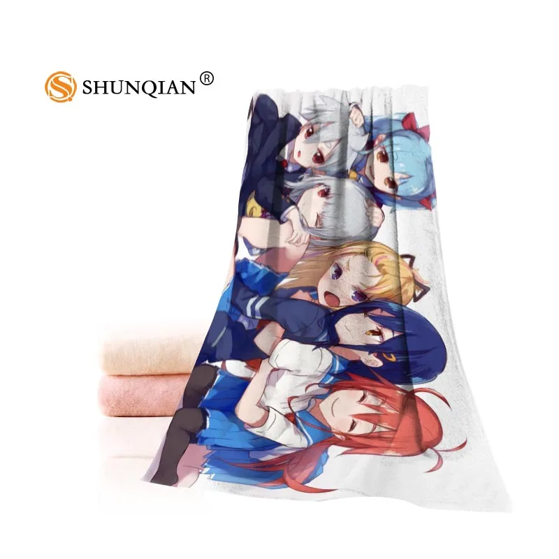 

Custom Flip Flappers Anime Towel Printed Cotton Face/Bath Towels Microfiber Fabric 35X75cm,70X140cm Shower Towels