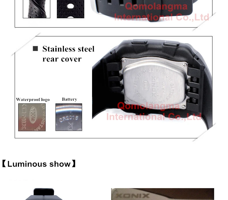 cardíaca masculino esportes relógios à prova dwaterproof