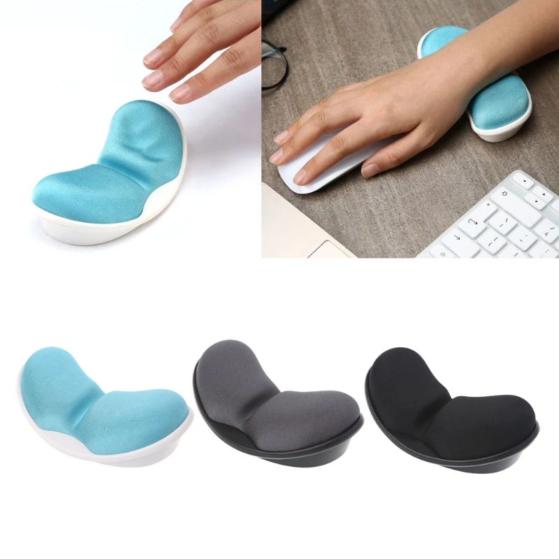Wristband Mouse Pad Memory Foam Anti skid Mousepad Support Wrist Rest