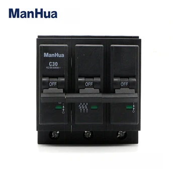 

Manhua Three Phase C30 Circuit Breaker/ MCB Price 230/400V Surge Protector Relay Protection Voltage Smart