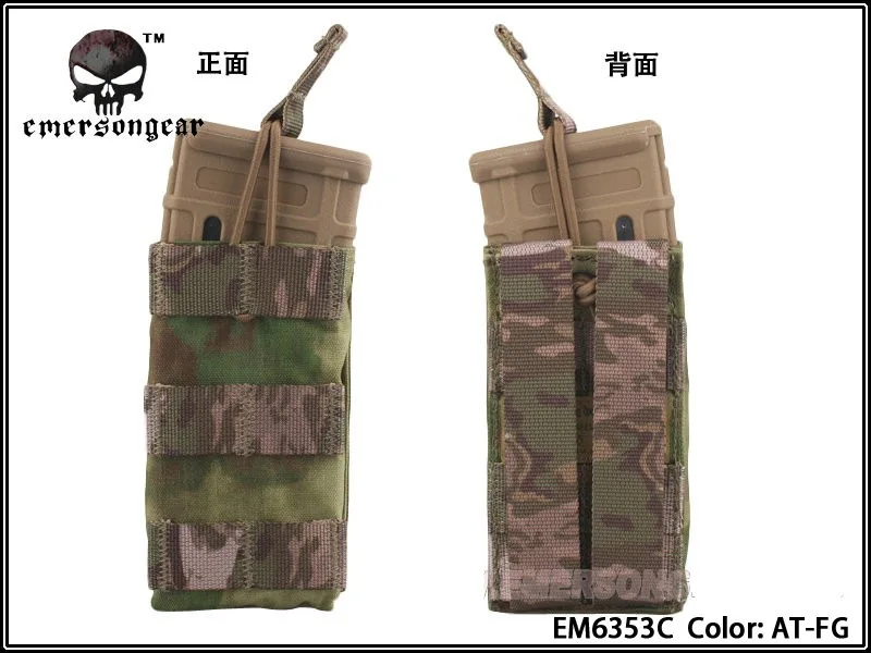 Airsoft Hunting Modular Open Top Single MAG Pouch Emerson Tactical Molle military combat gear EM6353