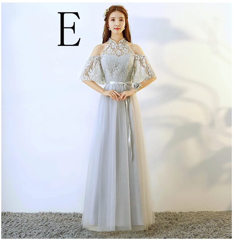 Серый Тюль faironly невесты длинные платья bridemaid подростков вечерние puffi для девочек красивые платья дешевые 2019 вечернее платье H4189