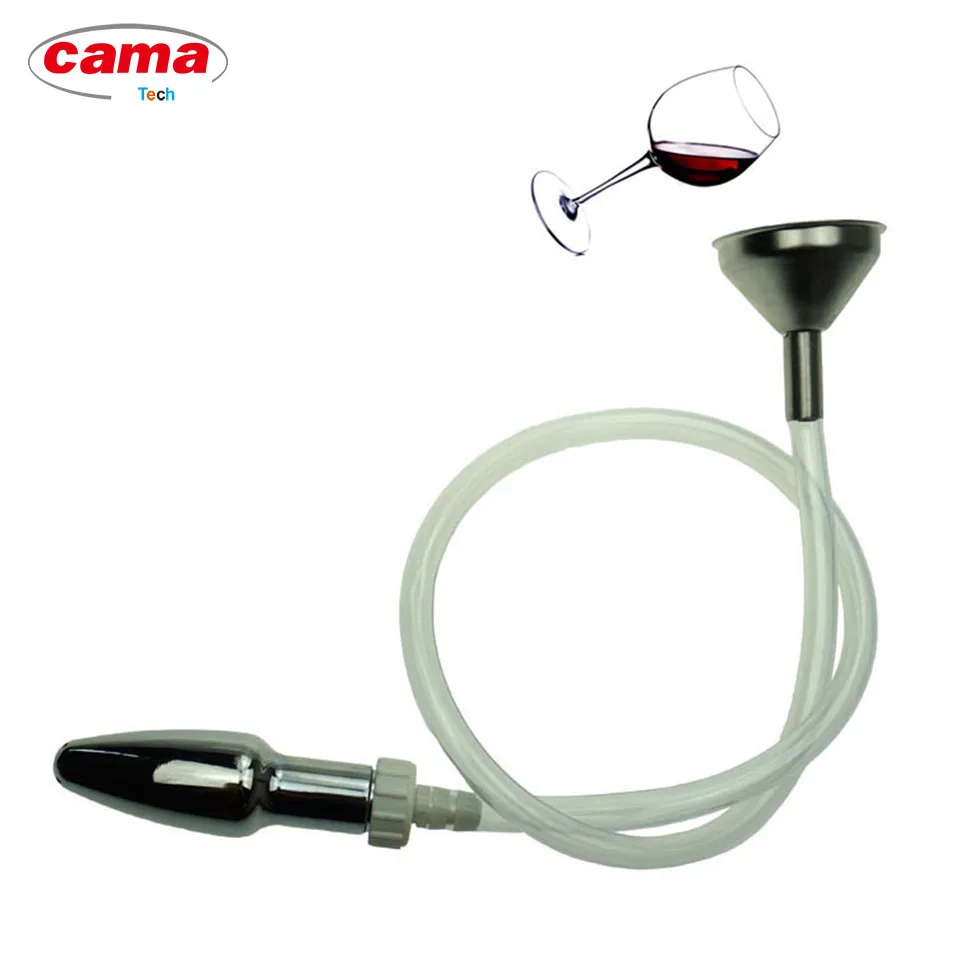 CamaTech Metal Funnel Enema Anal Cleaning Kit Hol