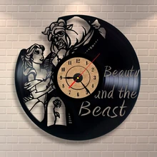 Vinyl font b Clock b font Modern Design Decorative Black Art Watch font b Clock b