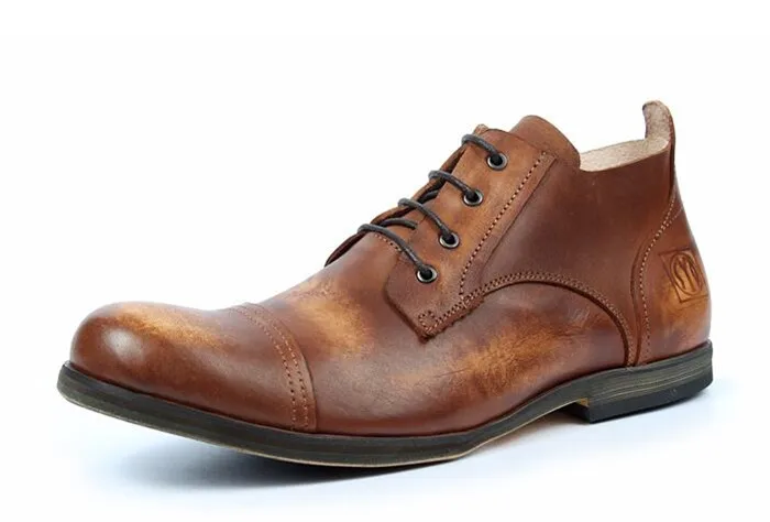 Мужская деловая Лоскутная обувь ручной работы на шнуровке; Туфли-оксфорды из тисненой кожи с острым носком на не сужающемся книзу массивном каблуке; модельная повседневная обувь