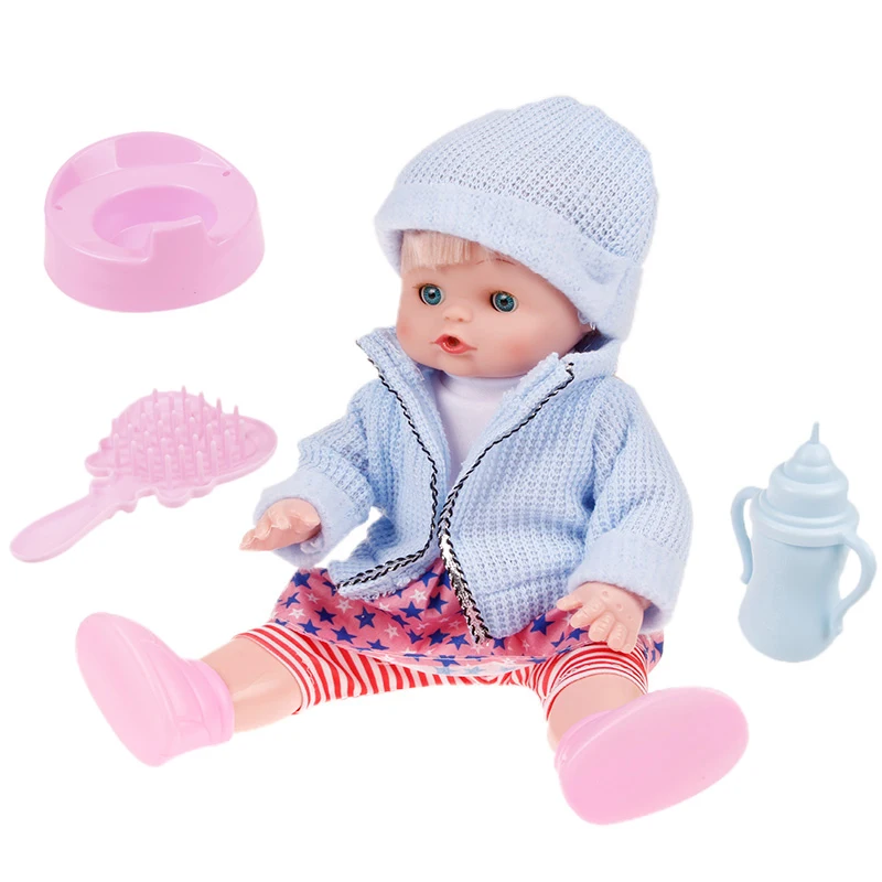 Интерактивная кукла Babyalive силиконовая для кормления питье говорящий писк