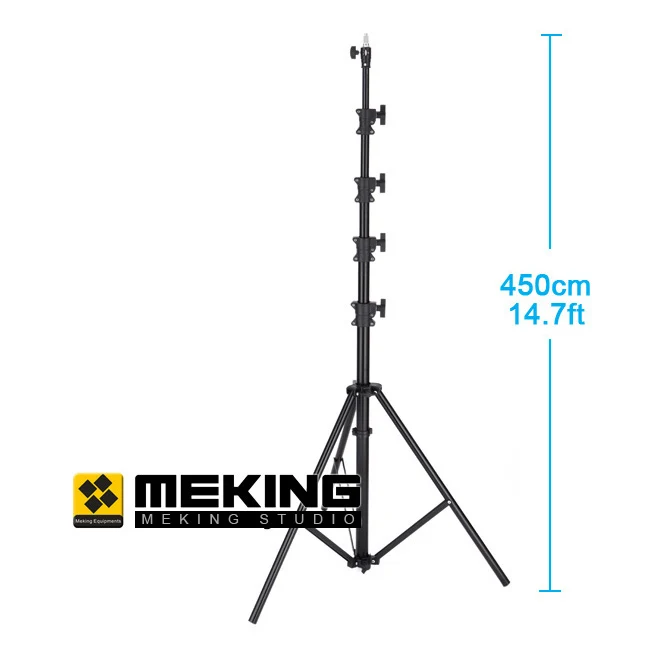 Meking 450cm/15ft Light Stand support system tripod MZ-4800FP Air Cushion Lightstand load capacity 5kg Meking 450cm/15ft Light Stand support system tripod MZ-4800FP Air Cushion Lightstand load capacity 5kg
