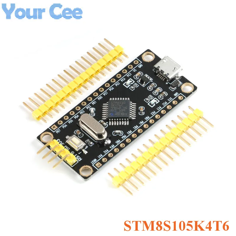 Макетная плата STM8S105K4T6 модуль STM8 Mini системная MCU обучающая 3 В 16 МГц | Электронные