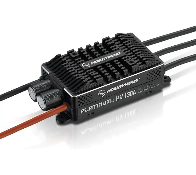 Hobbywing Platinum HV V4 130A BEC/OPTO 5-14S Lipo пустая форма бесщеточный ESC для радиоуправляемого дрона вертолета самолета