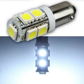 

2PCS BA9S 9SMD 5050 Canbus LED light Error Car Side Dome License Plate Signal Light Universal