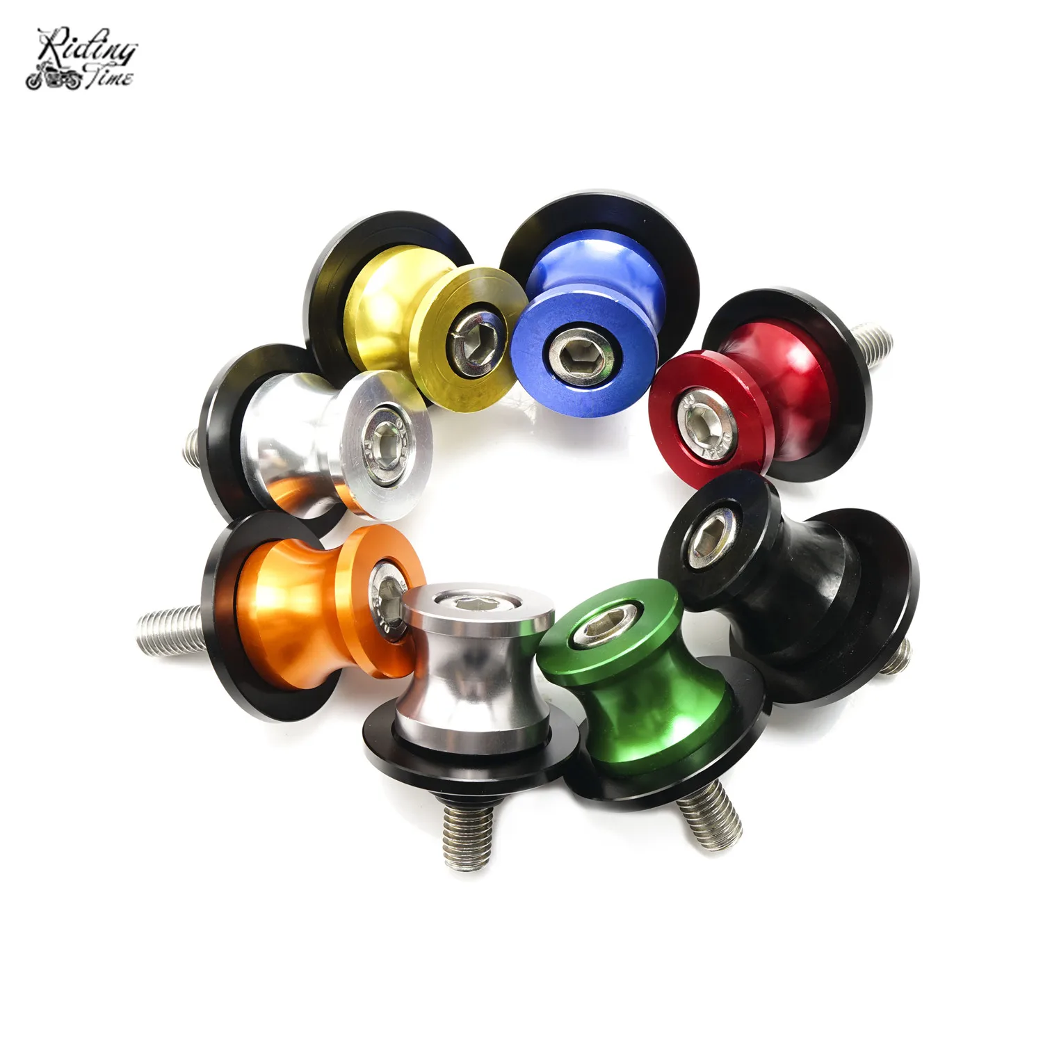 

M8 8MM Swingarm Spools Slider For Honda CBR 954RR VTR 1000 SP1 SP2 RC51 Kawasaki ZX6R ZX10R Z1000 NINJA 650R Z650 Z900 KTM RC8