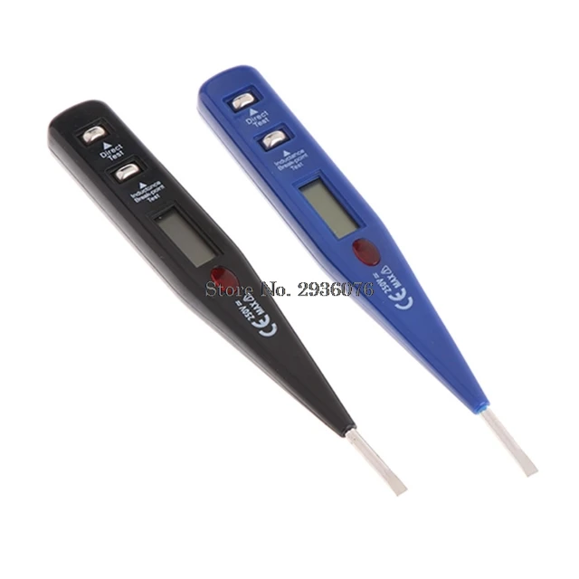 Cheap Electric Indicator Voltage Meter Digital Voltmeter 12V-250V Socket Wall AC/DC Power Outlet Detector Sensor Tester Pen