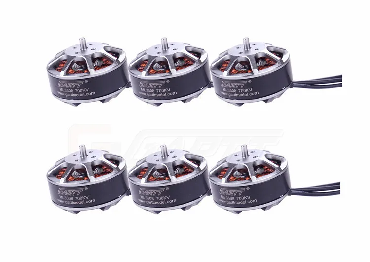 6 шт. GARTT ML 3508 700KV 460 Вт 3508 бесщеточный двигатель для мультиротора RC Квадрокоптер Hexa Дрон