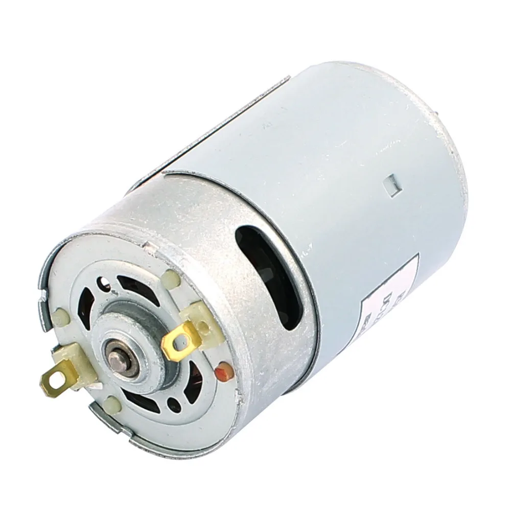 

Uxcell Newest 1 Pcs R550 21200RPM Rotating Speed Cylindrical Miniature Magnetic Gear Motor DC 12V