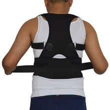 Поддерживающий Пояс для позвоночника корректор осанки спины Поясничный Бандаж регулируемый взрослый корсет коррекция осанки пояс