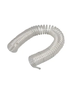 Free shipping PU8*5mm spring air compressor hose and quick detachable connectors, pneumatic hose 6-15M, Air compressor parts - Цвет: White 12 meters
