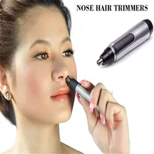 2 шт Портативный AAAAA Высококачественная бритва не волос в носу свет весовой аккумулятор 1 Серебряный Clipper Электрический триммер бритва-триммер для удаления