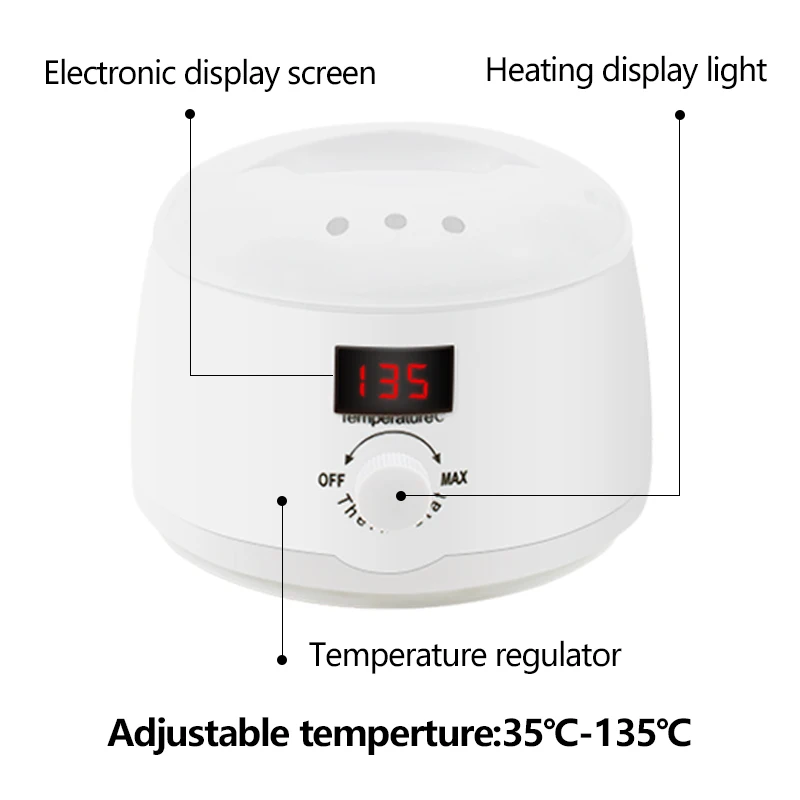 Профессиональный нагреватель воска, мини Спа Ручной эпилятор для ног, парафиновый воск, перезаряжаемая Машина Для Депиляции Тела, инструмент для удаления волос