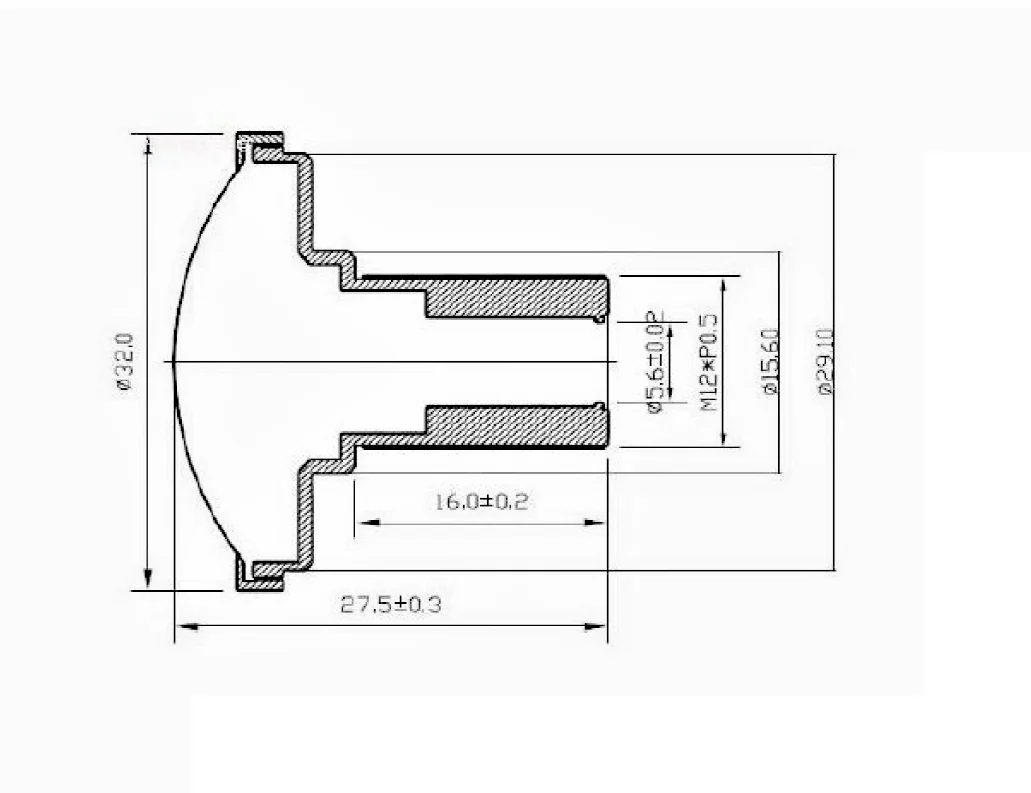 8 Мегапиксели M12-Mount 1,6 мм камера видеонаблюдения “рыбий глаз” с объектив 1/3. 6 ''формат объектив с фокусным расстоянием F3.0 фиксированная ирисовая диафрагма FA/линзы машинного зрения CCTV объектив