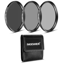 Neewer с ультратонкой оправой 37 мм набор УФ-фильтров с нейтральной плотностью набор фильтров ND2 ND4 ND8+ ткань для чистки Olympus PEN E-PL2 E-PL3 E-PL5 E-P6/OM-D