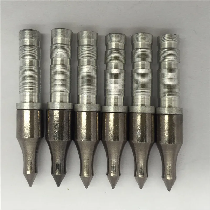 6Pcs Archery Hunting OD 6.2MM Aluminum Arrow Inserts And 7.6MM 100