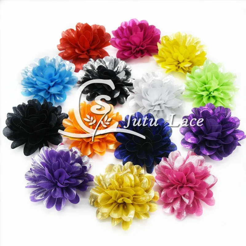 3.75''Scallop shiny flower (3)