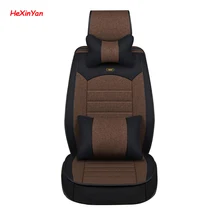 HeXinYan Universal Flax Car Seat Covers for Ssangyong all models Actyon Kyron Rexton korando Tivolan auto accessories styling HeXinYan Universal Flax Car Seat Covers for Ssangyong all models Actyon Kyron Rexton korando Tivolan auto accessories styling