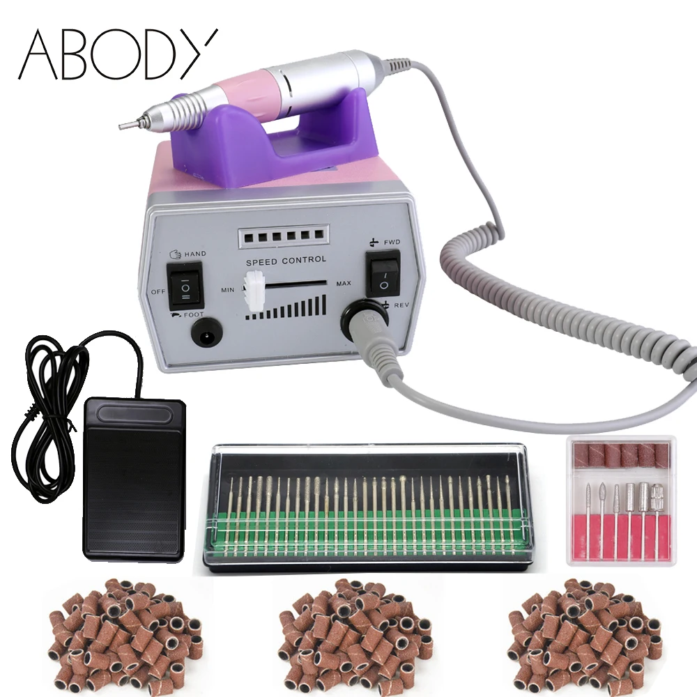 

Mill For Manicure 30000RPM Electric Nail Drill Machine Manicure Nails Polish Tools Set kit Nail Cutter For Bits Pedicure Files