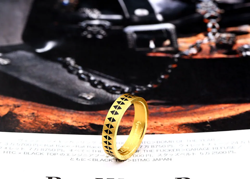 Байер кольцо викингов Викинг панк готический Титан Нержавеющая сталь зубчатые татуировки тотем для мужчин ювелирные изделия WR-R088