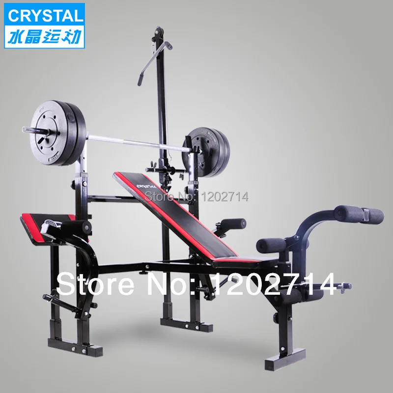 Online Shop Crystal Home Gym Weight Bench Multi Hip Station