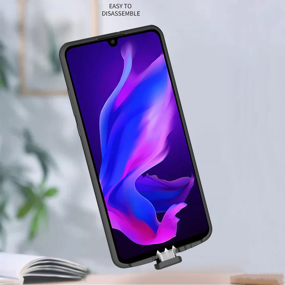 NTSPACE портативный блок питания зарядное устройство чехол для huawei Nova 4e зарядное устройство чехол 6500 мАч ультра тонкий Расширенный Аккумулятор Чехол