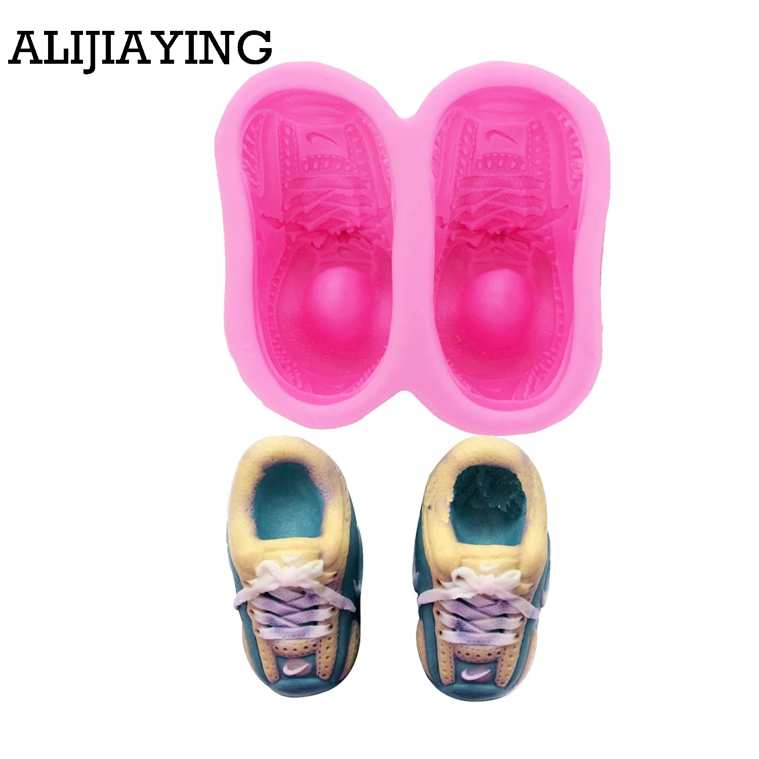 Cool Shoe Shape Decorating DIY Tool Fondant Cake Baby Sneaker Mold Z Cool Shoe Shape Decorating DIY Tool Fondant Cake Baby Sneaker Mold Z