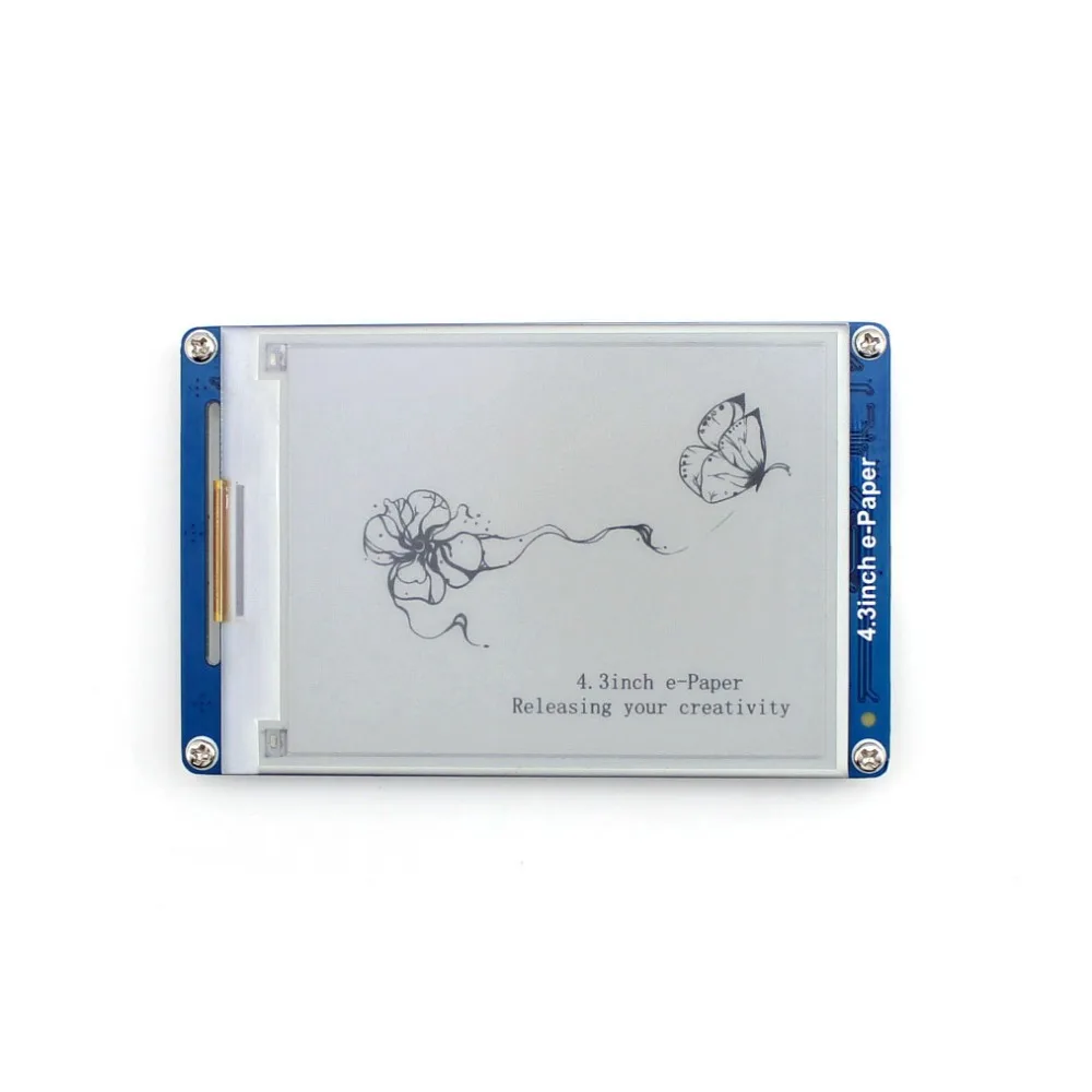 ShenzhenMaker магазин 4 3 дюймовый e Paper UART модуль E ink ЖК дисплей разрешение 800x600 серый