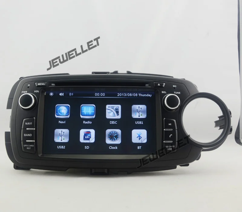 Car DVD GPS radio Navigation for Toyota Yaris 2012 2016 right hand