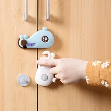 Прекрасный КИТ в форме шкафа безопасности замок уход за ребенком Пряжка для двери ящик шкаф защиты детей замок