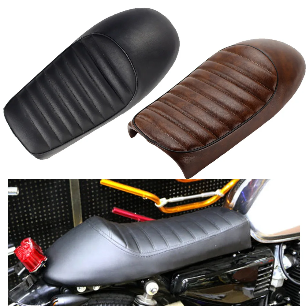 

Motorcycle Retro Saddle For Honda GN CB 350 400 500 750 SR400/Yamaha RD125 250/Suzuki /Kawasaki Vintage Hump Cafe Racer Seat