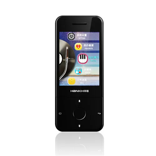 HBNKH Bluetooth MP3-плеер Радио FM Портативный Hifi MP3 видео плеер Диктофон 2,4 дюймов штекер для экрана-в плееров Поддержка электронной книги - Цвет: Black