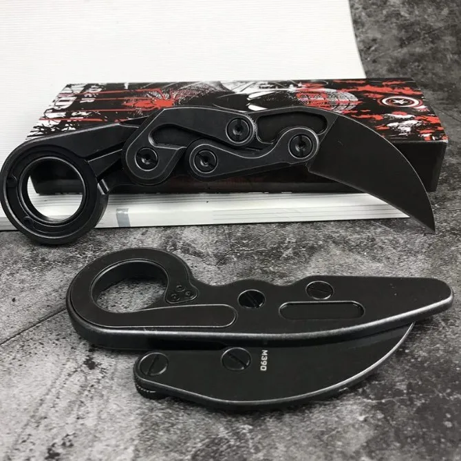 Karambit нож 60-61HRC M390 Порошковая сталь Высокое качество Открытый Отдых EDC инструмент выживания складной нож карманный нож Подарочный нож