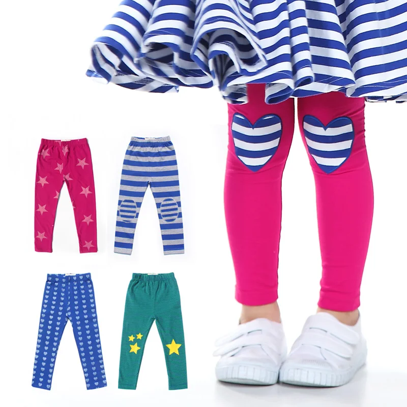 Meney's Leggings Kids Pants 2016 Skinny Red Baby Girls Leggings Pattern