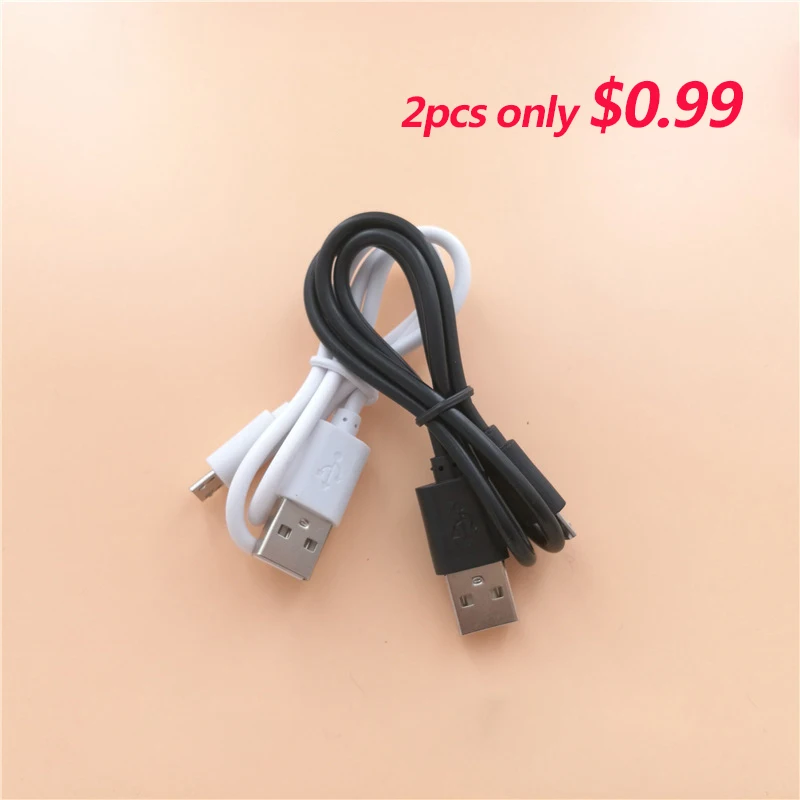 2 قطعة/الوحدة المصغّر usb كابل 0.5 m أسود أبيض الهاتف المحمول كابل ل شياو مي هواوي الروبوت الهاتف كابل رخيصة مايكرو كابل
