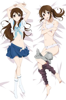 

October update Japanese Anime Glasslip Toko Fukami Nagamiya Sachi hugging Body pillowcase Dakimakura pillow cover case