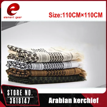 

Element Tactical Square Size Cotton Headbands Kerchief 6 Color Scarves/scarf Summer 110CMx110CM Black Khaki EX584