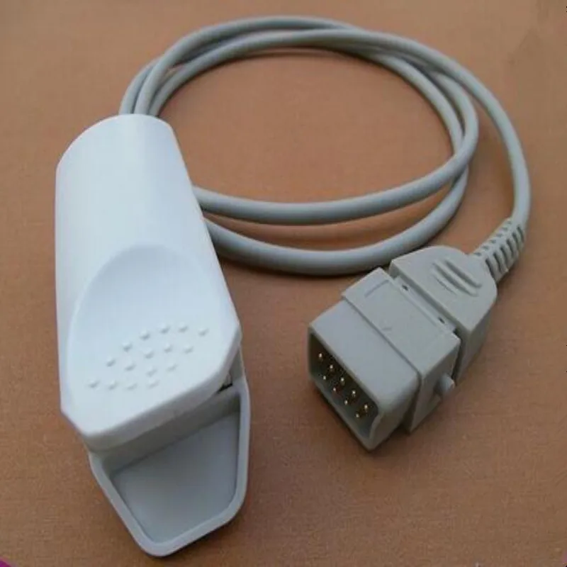 

Free Shipping 100% Compatible For BCI DB9 pin Adult Fingerclip Spo2 Sensor Pulse Oximeter Spo2 Probe Monitor Spo2 Sensor TPU 3M