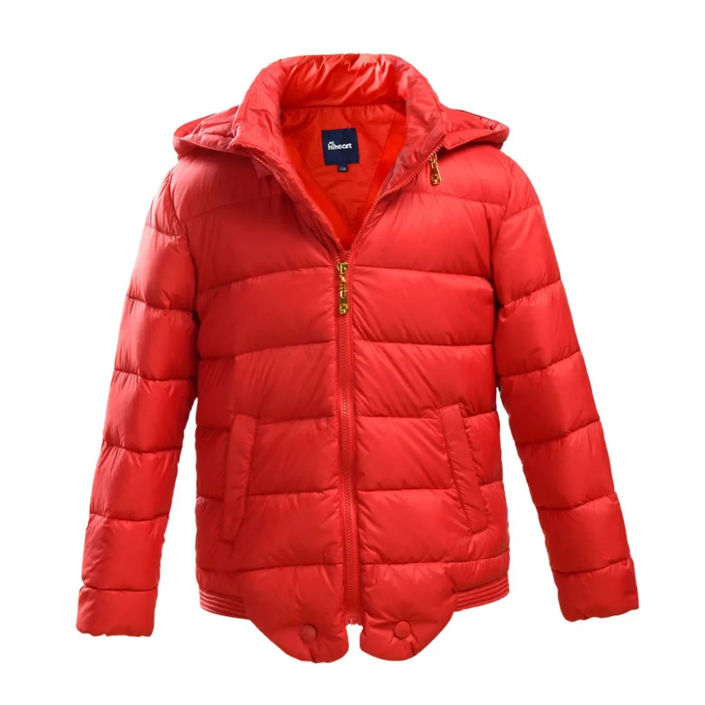

Hiheart 2016 Children Winter Down Jacket Kids Coat Winter Outwear Solid Russian Style Duck Down Parkas