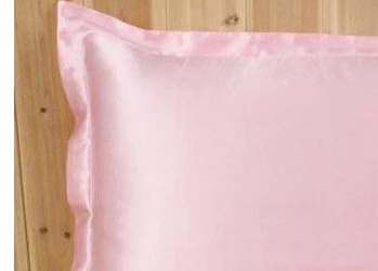 Отель шелк домашний чистый шелк одна Подушка sham наволочка для сна мягкий чехол для кровати FG558 - Цвет: Розовый